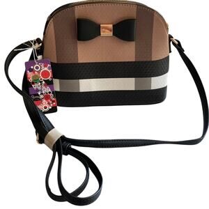 Brand New Deluxity Los Angeles Multicolor Crossbody Handbag Purse Vegan C
